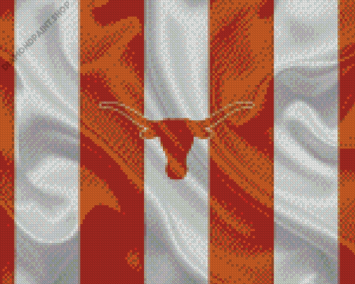 Texas Longhorn Flag Diamond Painting