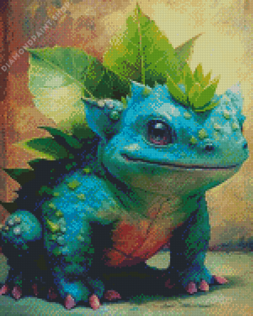 Pokemon Ivysaur Diamond Painting