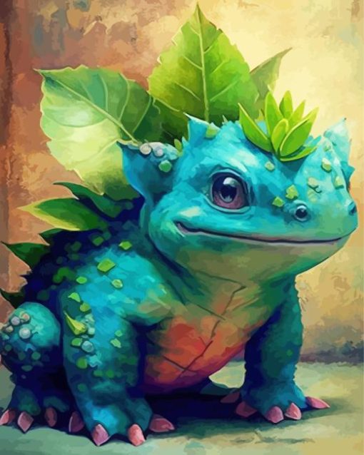 Pokemon Ivysaur Diamond Painting art