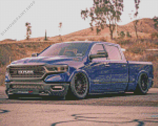 Lowered Dodge Diamond Painting