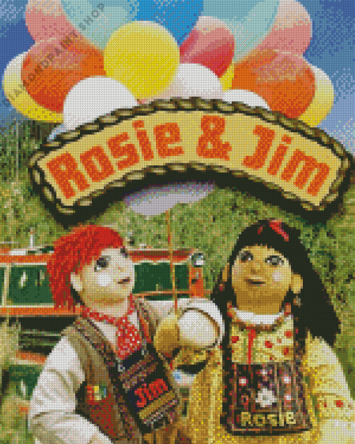 Rosie And Jim Diamond Painting art