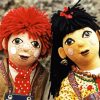 Rosie And Jim Puppets Diamond Painting art