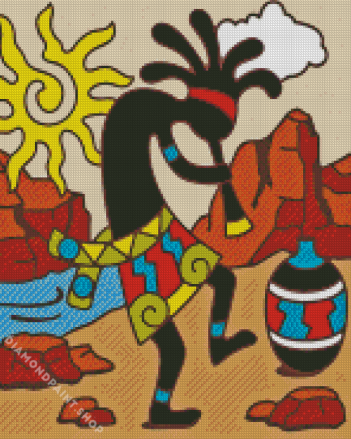 Kokopelli Diamond Painting