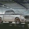 Grey Lowered Dodge Ram Diamond Painting