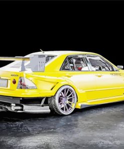 Yellow Altezza Widebody Diamond Painting