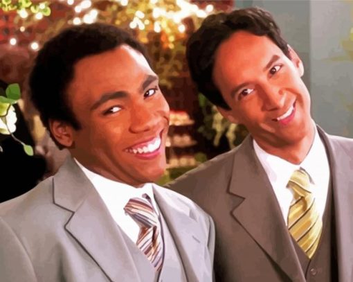 Troy And Abed Diamond Painting art