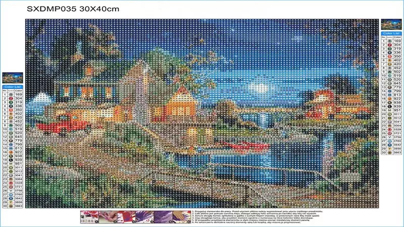 High definition diamond painting canvas