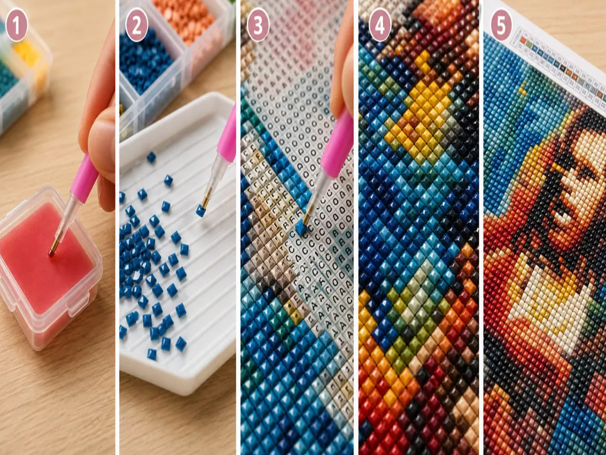 diamond painting guide steps