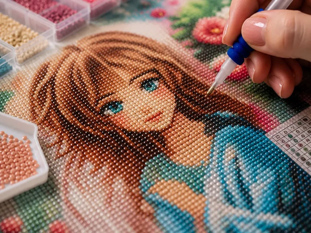 Diamond painting hobby