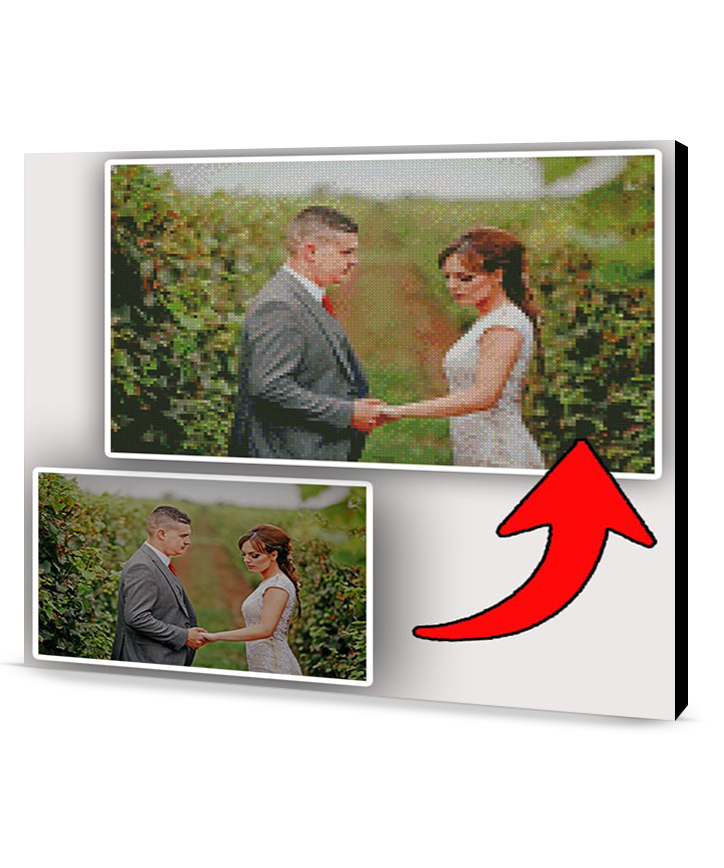 custom diamond paintings easel